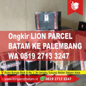 Ongkir lion parcel batam ke palembang wa 081927133247